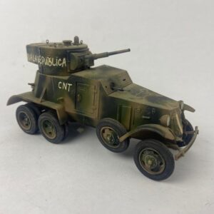 Tanque BA-6 Republicano URSS 1:35 Miniatura Guerra Civil