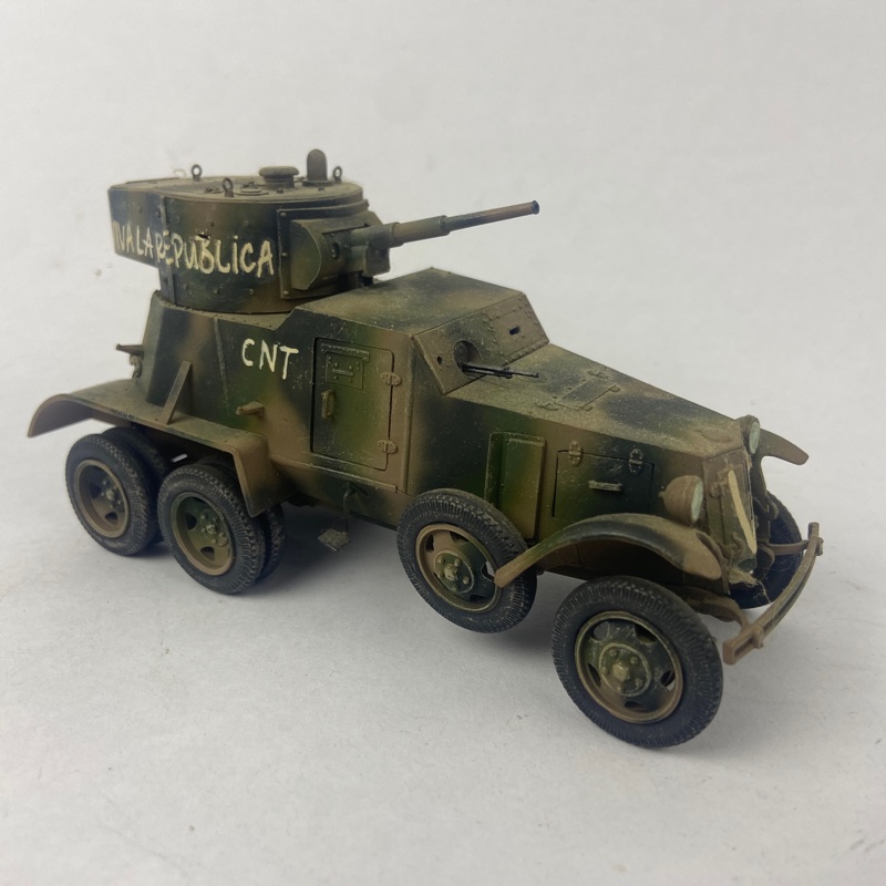 Tanque BA-6 Republicano URSS 1:35 Miniatura Guerra Civil