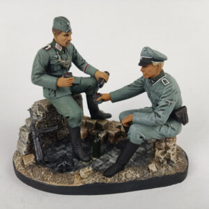 Diorama Feldgendarmerie y Suboficial Waffen SS WWII 1:16
