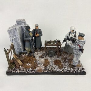 Diorama Soldados Alemanes Frente Oriental Invierno 1942 1:16