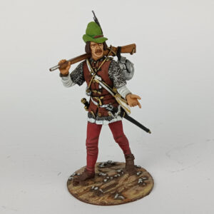 Miniatura Arcabucero Medieval Campaña de 1471 1:22 Border Miniatures