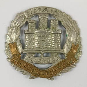 Distintivo de Gorra Británica Gibraltar Northamptonshire,Talavera