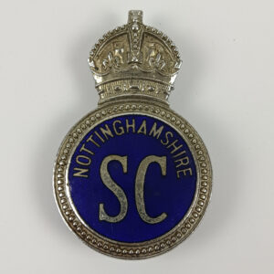 Insignia Nottinghamshire Special Constabulary WW2 UK