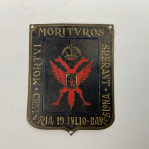 Placa de Centuria 19 Julio Falange España