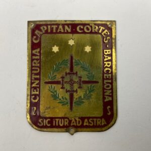 Placa de Centuria Capitán Cortés Falange España