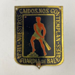 Placa de Vieja Guardia de Baleares Falange España