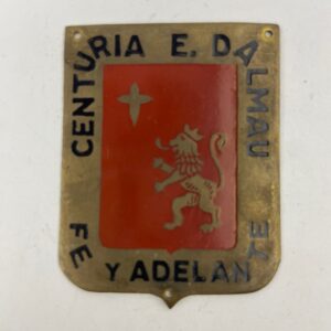 Placa de Centuria E. Dalmau Falange España