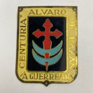 Placa de Centuria Álvaro de Bazán Falange España