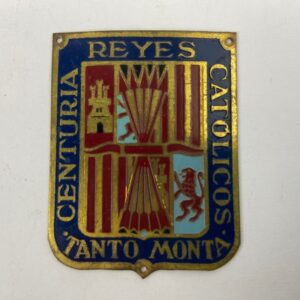 Placa de Centuria Reyes Católicos Falange España