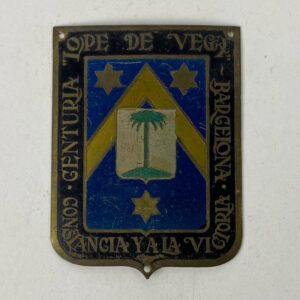 Placa de Centuria Lope de Vega Falange España