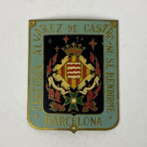 Placa de Centuria Álvarez de Castro Falange España